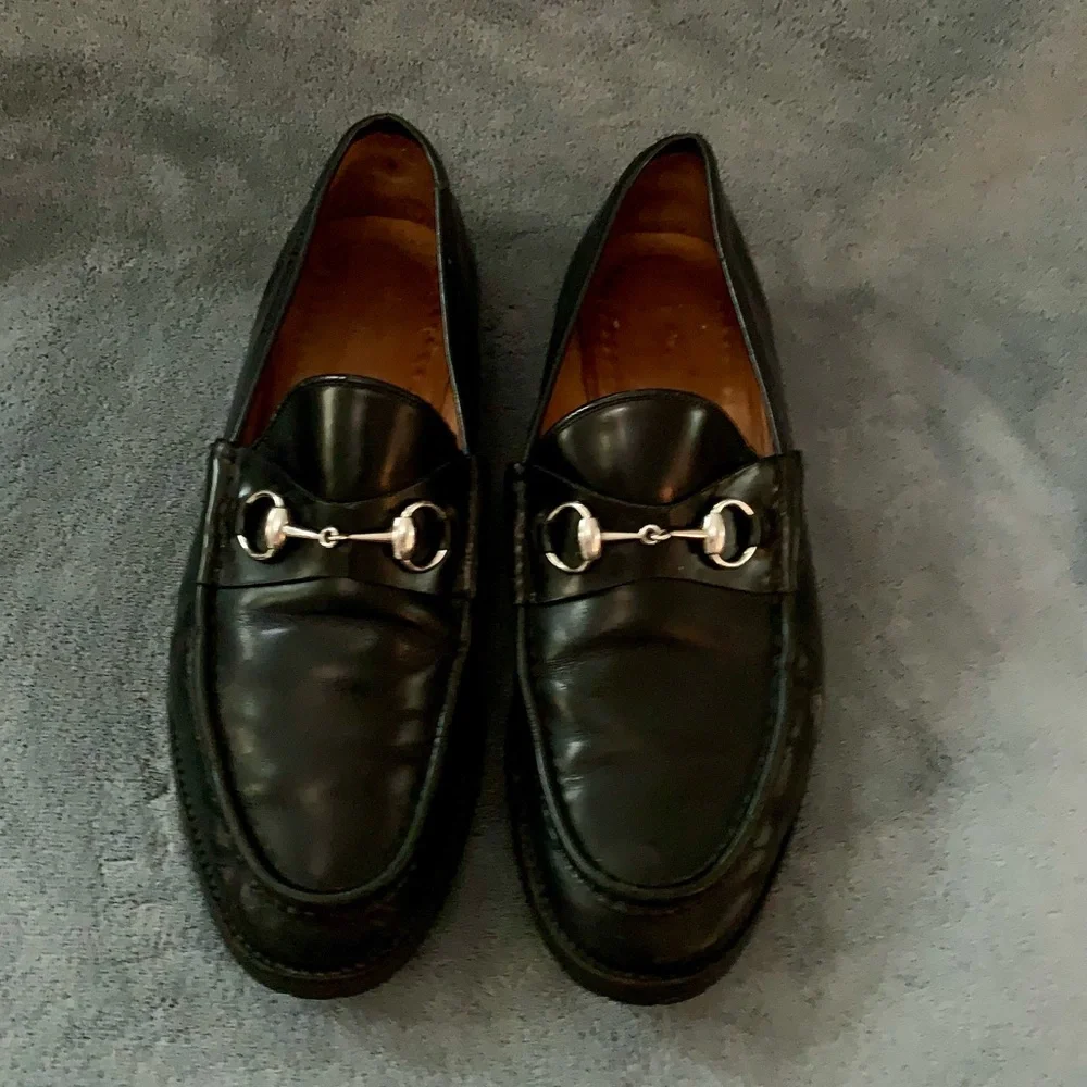 Men's Black Gucci Loafers